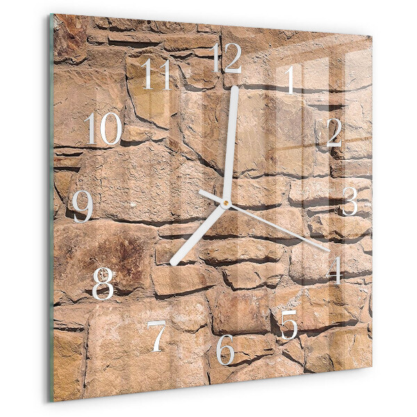 Orologio quadrato Pietre