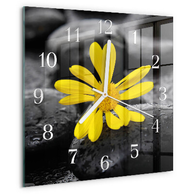Orologio quadrato Fiore