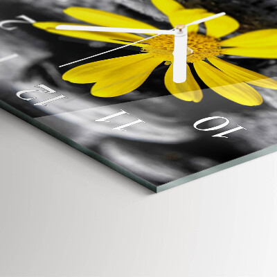Orologio quadrato Fiore