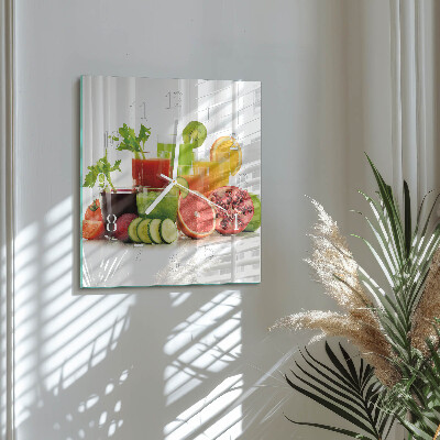 Orologio quadrato Succhi di frutta