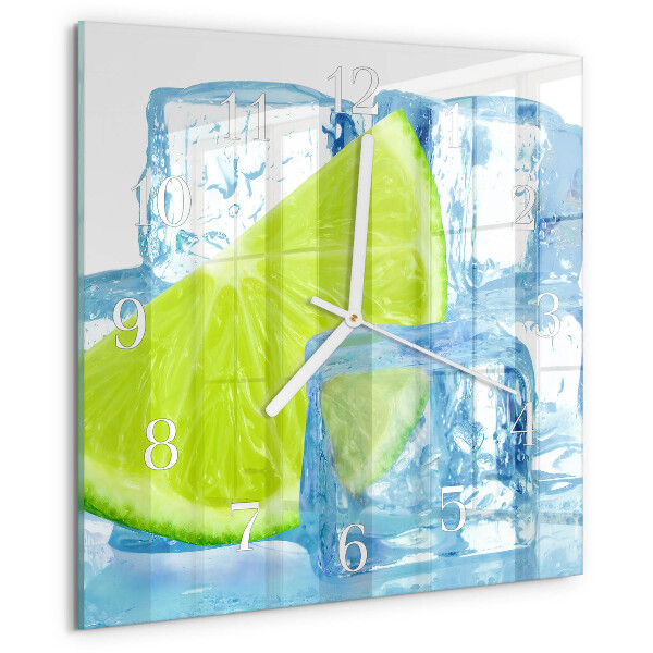 Orologio quadrato Ghiaccio al lime