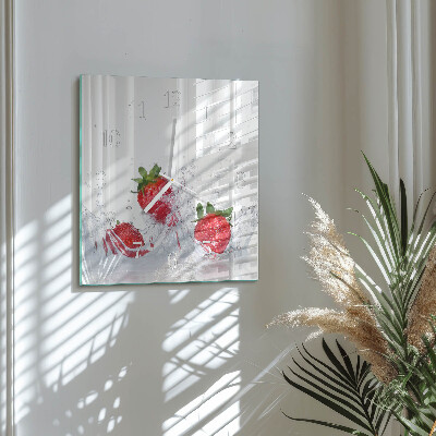 Orologio quadrato Fragola