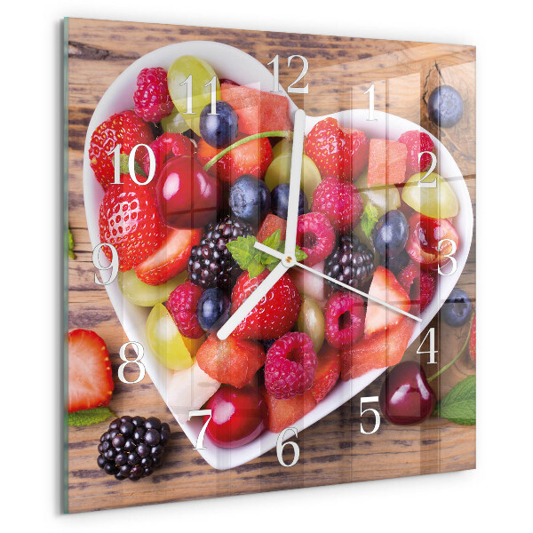 Orologio quadrato Frutta