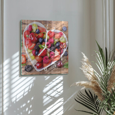 Orologio quadrato Frutta