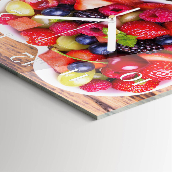 Orologio quadrato Frutta