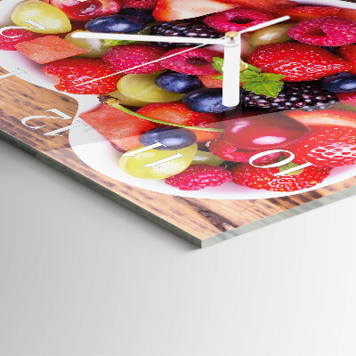 Orologio quadrato Frutta