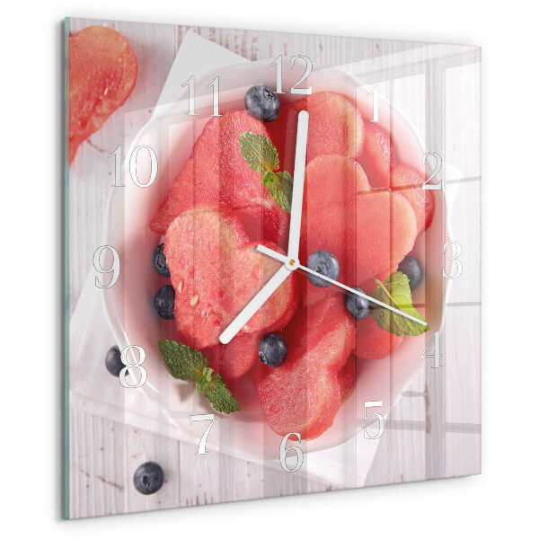 Orologio quadrato Cuore di anguria
