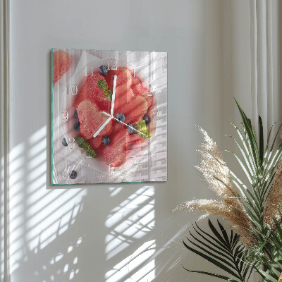 Orologio quadrato Cuore di anguria