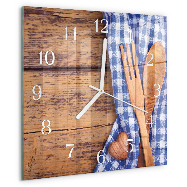 Orologio quadrato Legno e utensili