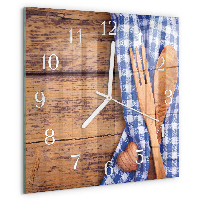 Orologio quadrato Legno e utensili