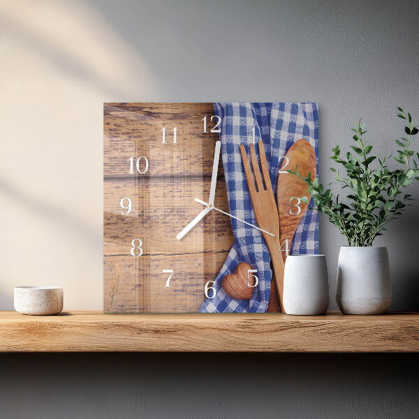 Orologio quadrato Legno e utensili