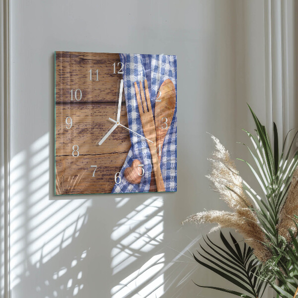Orologio quadrato Legno e utensili