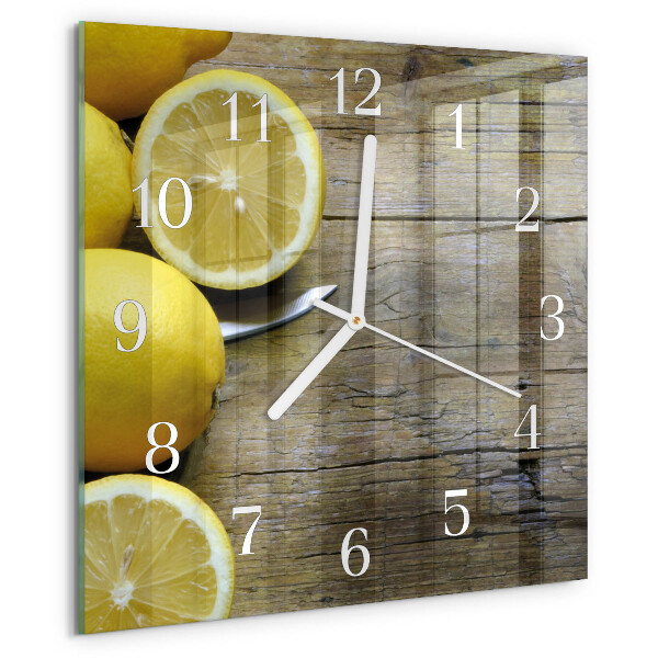 Orologio quadrato limoni succosi