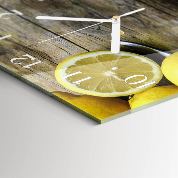 Orologio quadrato limoni succosi