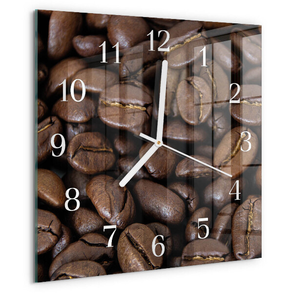 Orologio quadrato Caffè