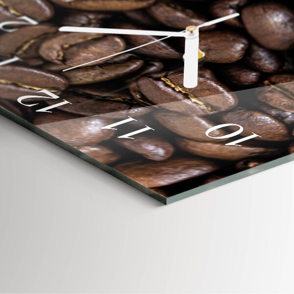 Orologio quadrato Caffè