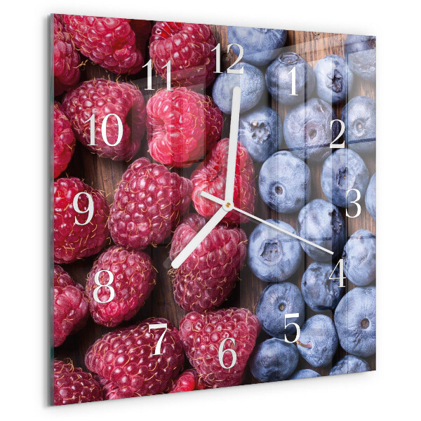 Orologio quadrato Frutti di bosco