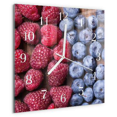 Orologio quadrato Frutti di bosco