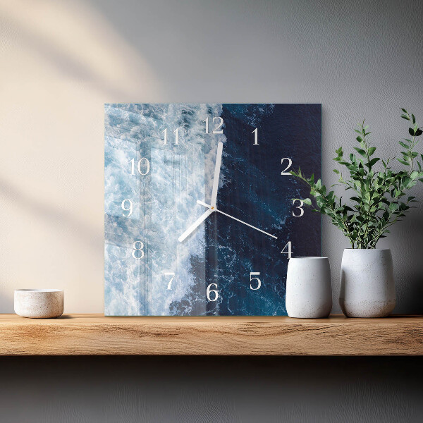 Orologio quadrato Onde oceaniche