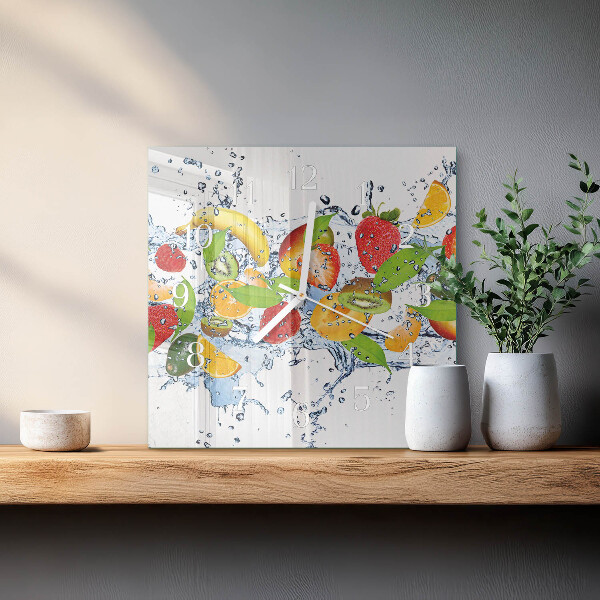 Orologio quadrato Acqua di Frutta