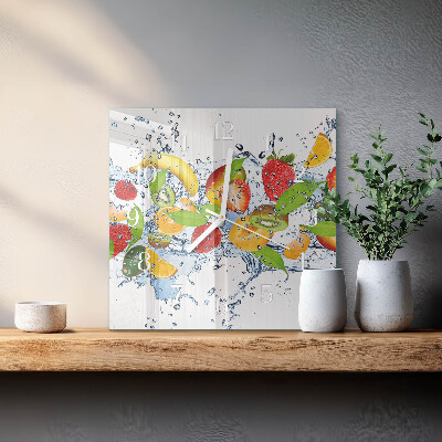 Orologio quadrato Acqua di Frutta
