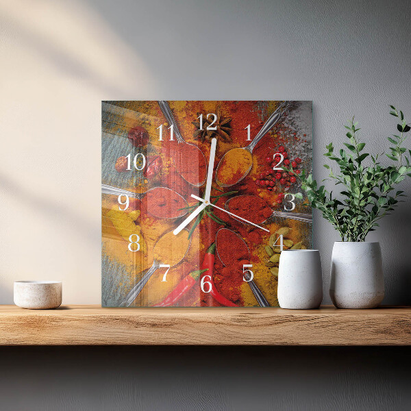 Orologio quadrato Spezie