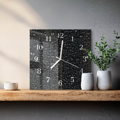 Orologio quadrato Gocce d'acqua