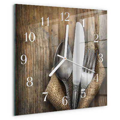 Orologio quadrato Posate