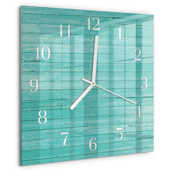 Orologio quadrato Tavole verdi