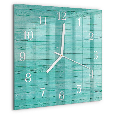 Orologio quadrato Tavole verdi