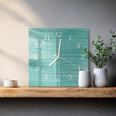 Orologio quadrato Tavole verdi