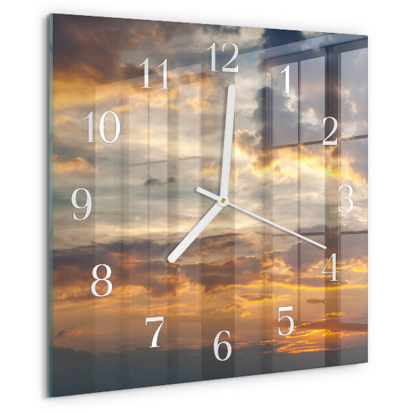 Orologio quadrato Tramonto