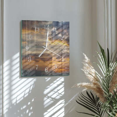 Orologio quadrato Tramonto
