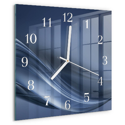 Orologio quadrato Onde blu