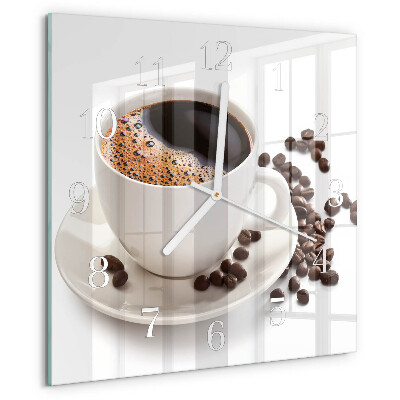 Orologio quadrato Tazza di caffè