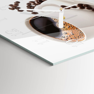 Orologio quadrato Tazza di caffè