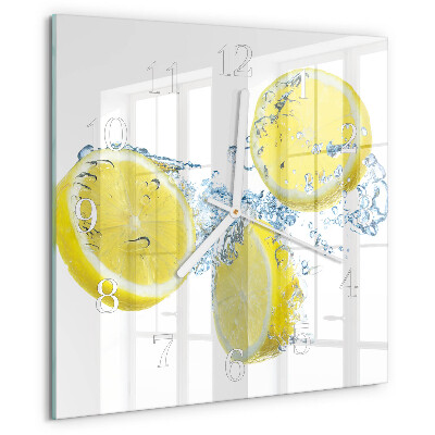 Orologio quadrato limoni