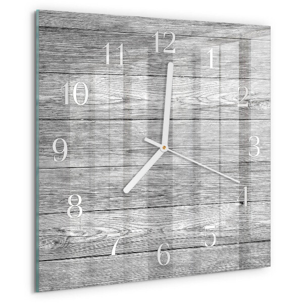 Orologio quadrato Legni grigi