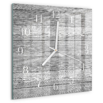 Orologio quadrato Legni grigi