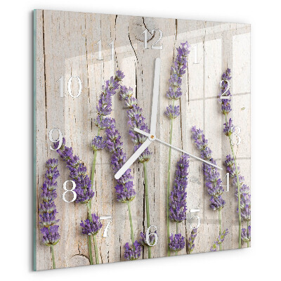 Orologio quadrato Lavanda