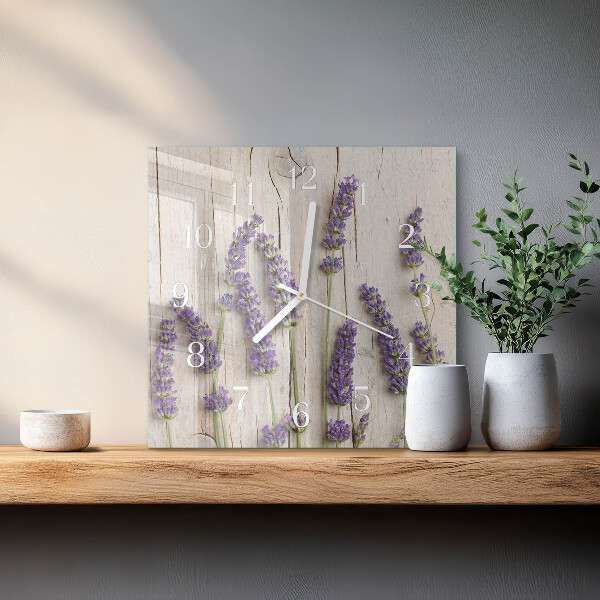 Orologio quadrato Lavanda