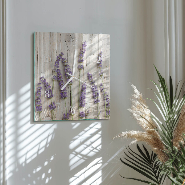 Orologio quadrato Lavanda