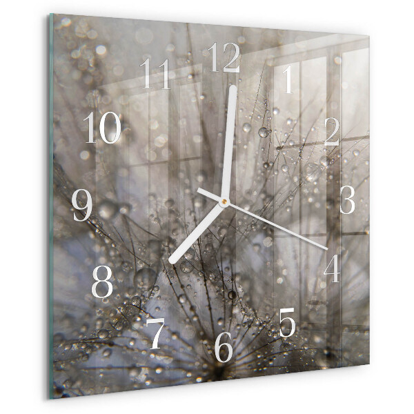 Orologio quadrato Gocce di rugiada