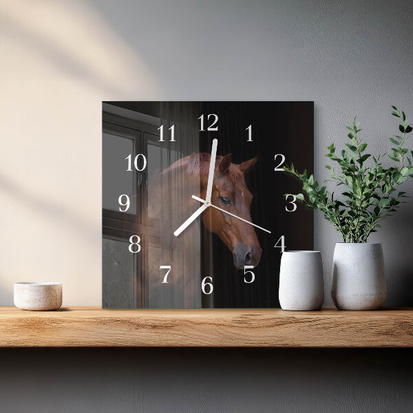 Orologio quadrato Cavallo