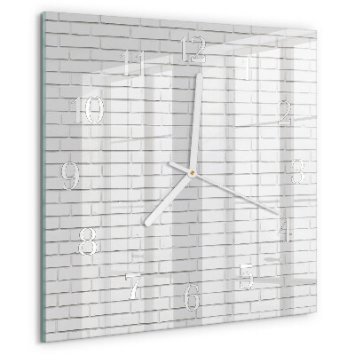Orologio quadrato Muro di mattoni