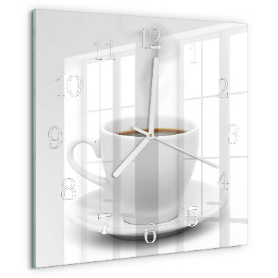 Orologio quadrato Tazza di caffè