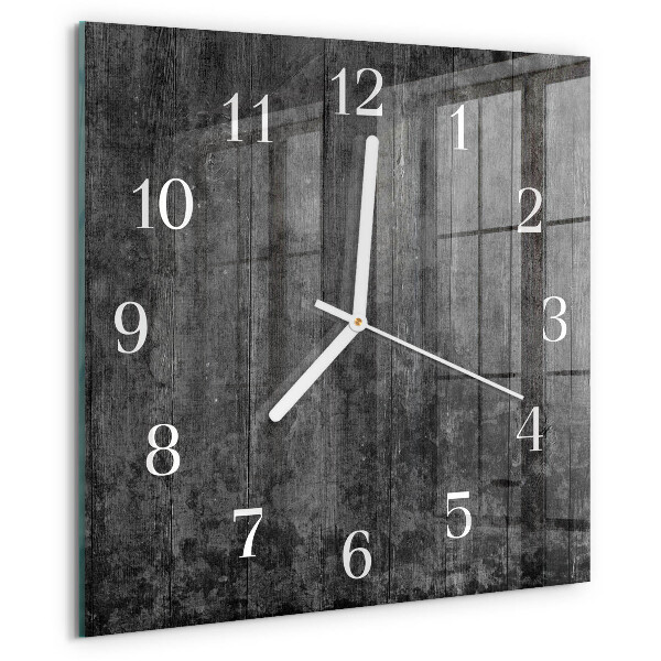 Orologio quadrato Legna