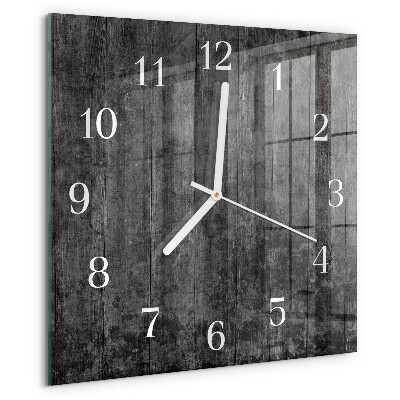 Orologio quadrato Legna