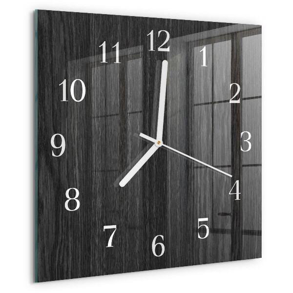 Orologio quadrato Legna