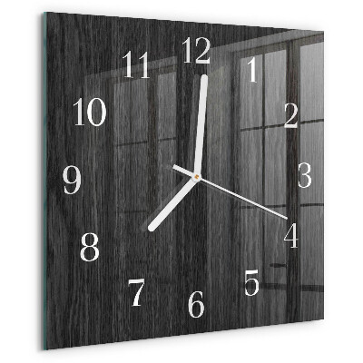 Orologio quadrato Legna